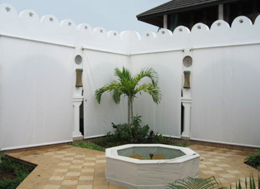 Vertical Awnings For Verandas & Corridors